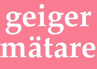 Geigermätare synonym